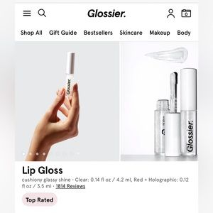 BNIB glossier holographic lip gloss *top rated item*